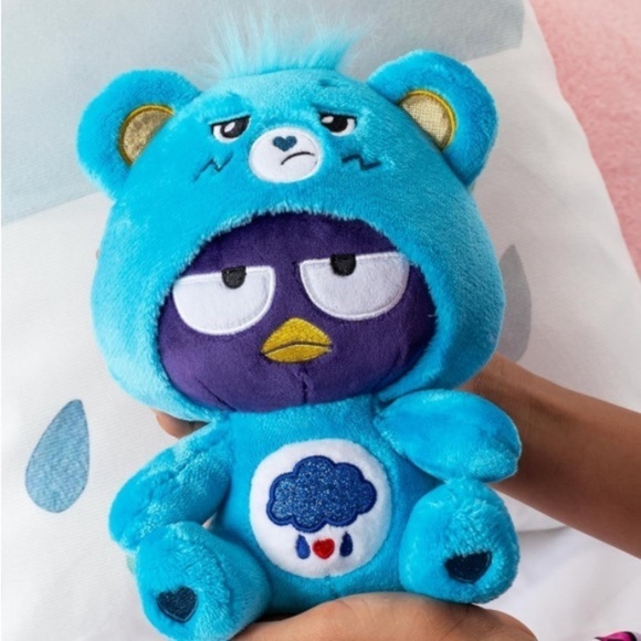 Badtz-Maru 8” As Grumpy Bear Fun-Size Plush by Sanrio - Picture 1 of 4